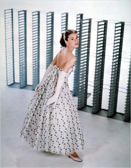 Audrey Hepburn no filme "Cinderela em Paris"