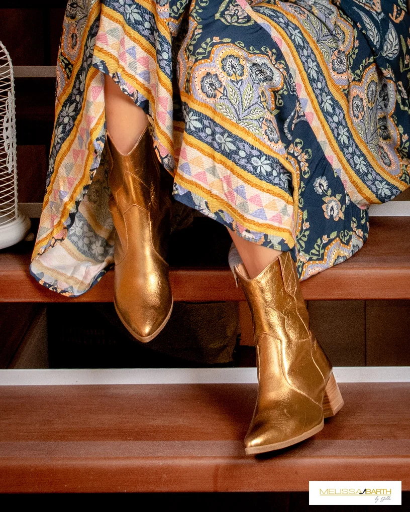 Bota western maithe Bronze